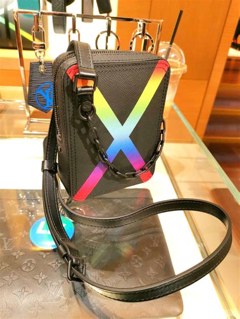 lv danube messenger|Louis Vuitton Taiga Rainbow Danube Messenger Black.